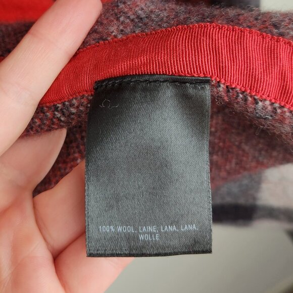 Anthropologie Field Flower Cressida Wool Plaid Hooded Sweater Coat sz XS - Picture 10 of 12